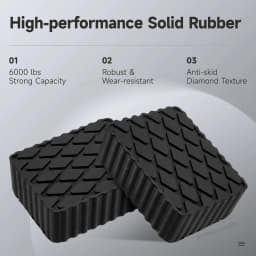 Car Lift Rubber Jack Pad Blocker Jack Pad Shock-Absorbing Support For Car Jacks Lifting Equipment Elastic Blocks Accessories