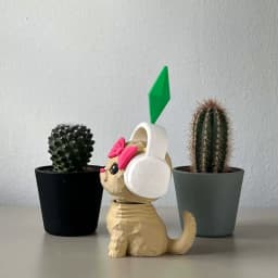 The Sims Plumbob Dancing Cat Car Decoration Cute Bobble Head Ornament for Dashboard Mini Action Figure for Car Interior