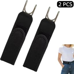 1pc Tactical Hook Elastic Waistband, Buckle Free Invisible Waist Closure, EDC Buckle, Suitable for Hunting, Fishing, Camping