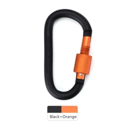 1pcs Aluminum Carabiner D-Ring Key Chain Clip Snap Hook Karabiner Camping Keyring 8 Colors