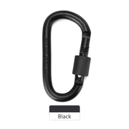 1pcs Aluminum Carabiner D-Ring Key Chain Clip Snap Hook Karabiner Camping Keyring 8 Colors