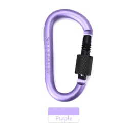 1pcs Aluminum Carabiner D-Ring Key Chain Clip Snap Hook Karabiner Camping Keyring 8 Colors