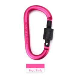 1pcs Aluminum Carabiner D-Ring Key Chain Clip Snap Hook Karabiner Camping Keyring 8 Colors