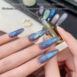 MIANEL Water Drop Top Coat 2026 SpringSummer Collection Clear Versatile Water Drop Shape Nail Art Functional Gel