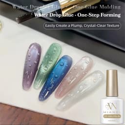 MIANEL Water Drop Top Coat 2026 SpringSummer Collection Clear Versatile Water Drop Shape Nail Art Functional Gel