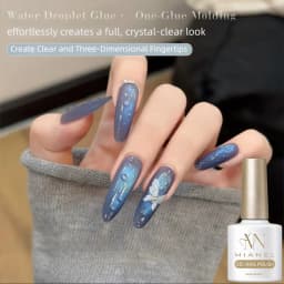 MIANEL Water Drop Top Coat 2026 SpringSummer Collection Clear Versatile Water Drop Shape Nail Art Functional Gel