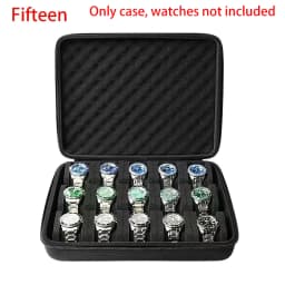 Watch Box Organizer For Men or Women Watch Travel Case Portable Storage Watch Display Holder for Wristwatches and Smart Watches