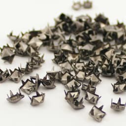 Mix-Colors 100pcs 9mm Punk Pyramid DIY Metal Square Rivet Studs and Spikes For Clothing Shoes Bags Accessories
