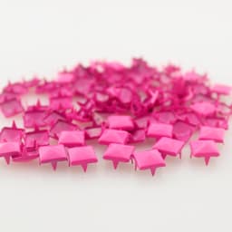 Mix-Colors 100pcs 9mm Punk Pyramid DIY Metal Square Rivet Studs and Spikes For Clothing Shoes Bags Accessories