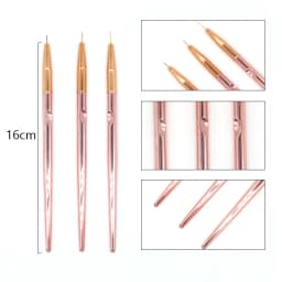 Nail Brush For Manicure Gel Brush For Nail Art 15Pcs/Set Nail Brush Acrylic Liquid Powder Carving Gel Brush