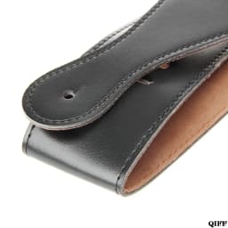 Adjustable black Soft PU Leather surface Strap For Electric Acoustic Guitar Bass Black MAR28