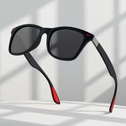 Hot Sale Polarized Sunglasses Men Women Classic Square Plastic Driving Sun Glasses Male Fashion Black Travelling Shades UV400