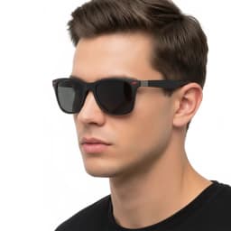 Hot Sale Polarized Sunglasses Men Women Classic Square Plastic Driving Sun Glasses Male Fashion Black Travelling Shades UV400