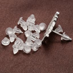 200Pcs/lot,Clear Soft Silicone Rubber Earring Backs Safety Rubber Stopper Jewelry Accessories DIY Ear Plugging model:VE86