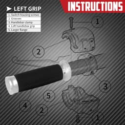 Motorcycle 1"25mm Hand Grips Handle Bar For Harley Touring Road Street Glide Sportster 883 1200 72 XL Dyna VRSC Softail Custom