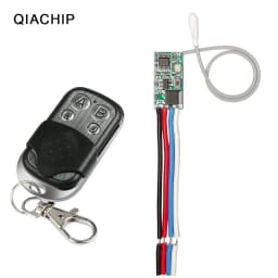 QIACHIP 433 MHz Wireless Remote Control Switch Receiver Module 3.6V 12V 24V and 433 MHz Transmitter Remote Control For Light LED