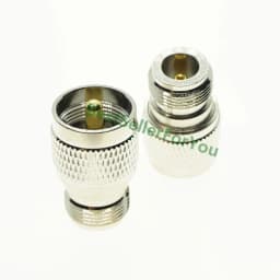 UHF SO239 PL259 TO UHF BNC N SMA SO239 PL259 male female flange mount angle RF Coaxial Coax Connector Adapter Brass Converter