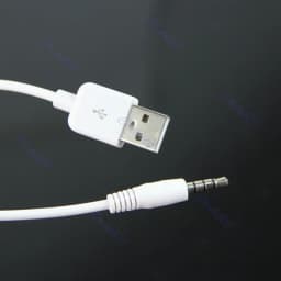 USB 3.5mm Data Sync Charging Cable Adapter for Apple iPod Shuffle 2nd #221