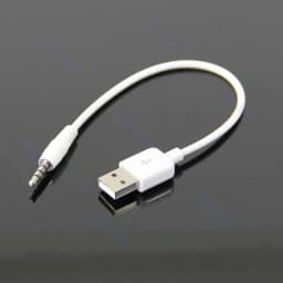 USB 3.5mm Data Sync Charging Cable Adapter for Apple iPod Shuffle 2nd #221