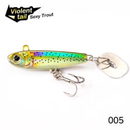 Hunthouse Violent Tail 2.0 Jigging Lure Spoon Sinking Bait Tackle Artificial 10g 18g 24g For Fishing Lure Pike Trout Tackle