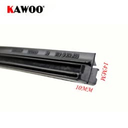 KAWOO Auto Windscreen Car Wiper Blade Strips Vehicle Insert Rubber Strip 14"16"17"18"19"20"21"22"24"26" FR 10mm 1pcs Accessories