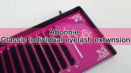 Abonnie Classic Eyelashes Extensions Individual Volume Lashes Fluffy Ultra Soft Eyelash Extensions