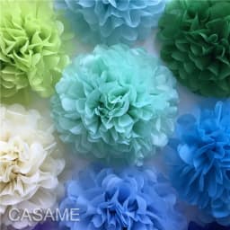 10pcs cute babyshower decoration 15cm 6 inch Tissue Paper Flowers paper pom poms balls lanterns Party Decor Craft Wedding