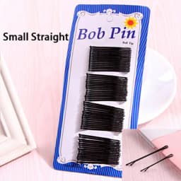 1Pack New High Quality Women Hair Clips Bobby Hair Pins Hairpins Black Wave Straight Barrettes Girls Hair Accessories Wholesale