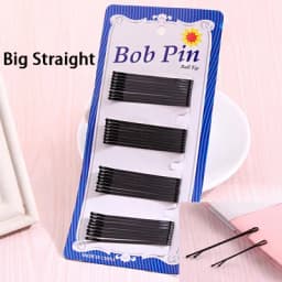 1Pack New High Quality Women Hair Clips Bobby Hair Pins Hairpins Black Wave Straight Barrettes Girls Hair Accessories Wholesale