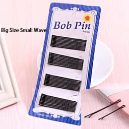 1Pack New High Quality Women Hair Clips Bobby Hair Pins Hairpins Black Wave Straight Barrettes Girls Hair Accessories Wholesale
