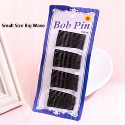 1Pack New High Quality Women Hair Clips Bobby Hair Pins Hairpins Black Wave Straight Barrettes Girls Hair Accessories Wholesale