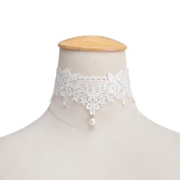 2019 New Choker Necklaces Pearl Gland Tatouage Choker Collier Noir Dentelle Choker Collier Vintage Bijoux Jewelry