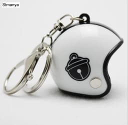 New Motorcycle Helmets Key chain Women men Cute Safety Helmet Car Keychain Bags Hot Key Ring gift Jewelry wholesale 17022