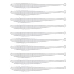 10 Pcs/Lot Worm Soft Fishing Lure Jig Wobblers 6cm 0.6g Shrimp Odor Additive Silicone Artificial Baits Bass Carp Pesca Tackle