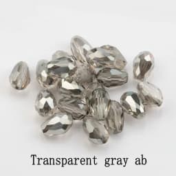 Best Sell Crystal Tear Drop Shape Beads Glass Beads 6X8MM,8X10MM Loose Spacer Round Beads For Jewelry Making DIY 24 Colors