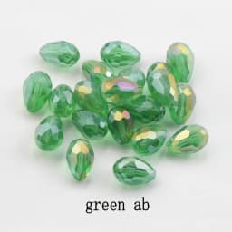 Best Sell Crystal Tear Drop Shape Beads Glass Beads 6X8MM,8X10MM Loose Spacer Round Beads For Jewelry Making DIY 24 Colors