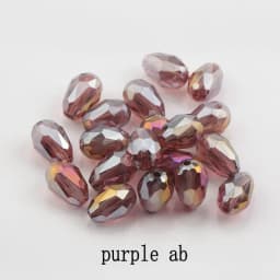 Best Sell Crystal Tear Drop Shape Beads Glass Beads 6X8MM,8X10MM Loose Spacer Round Beads For Jewelry Making DIY 24 Colors