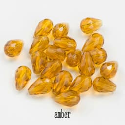 Best Sell Crystal Tear Drop Shape Beads Glass Beads 6X8MM,8X10MM Loose Spacer Round Beads For Jewelry Making DIY 24 Colors