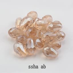 Best Sell Crystal Tear Drop Shape Beads Glass Beads 6X8MM,8X10MM Loose Spacer Round Beads For Jewelry Making DIY 24 Colors