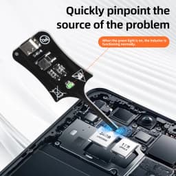 DC 5V Inductance Tester Motherboard Coil Tester Inductance Detector Electromagnetic Induction Meter Rapid Fault Detection Type C