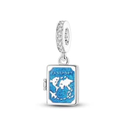 Original 925 Sterling Silver Charms Love Travel London Bus Paris Eiffel Tower Beads Fit Bracelets Necklaces Women DIY Jewelry