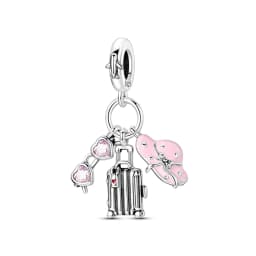 Original 925 Sterling Silver Charms Love Travel London Bus Paris Eiffel Tower Beads Fit Bracelets Necklaces Women DIY Jewelry