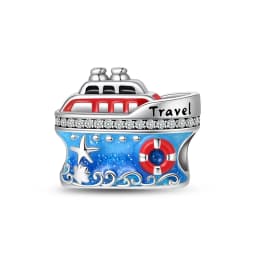 Original 925 Sterling Silver Charms Love Travel London Bus Paris Eiffel Tower Beads Fit Bracelets Necklaces Women DIY Jewelry