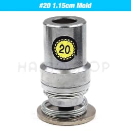 #16-60 Fabric Covered Button Mould Tool Mold Bread Shape Mushroom Shape Buttons Press Die Assembly Tool For Hand Press Machine