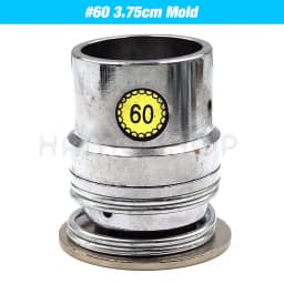 #16-60 Fabric Covered Button Mould Tool Mold Bread Shape Mushroom Shape Buttons Press Die Assembly Tool For Hand Press Machine
