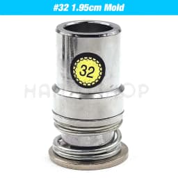 #16-60 Fabric Covered Button Mould Tool Mold Bread Shape Mushroom Shape Buttons Press Die Assembly Tool For Hand Press Machine