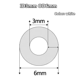 1Meter 1mm 2mm 3mm 4mm 6mm 8mm PTFE Tube For 3D Printer Parts Pipe Bowden J-head