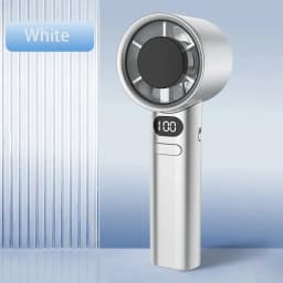 Lenovo 3000mah Handheld Fan Electric Hand Fans Ice Compress High-Speed Cooling USB Rechargeable Portable LED Digital Display