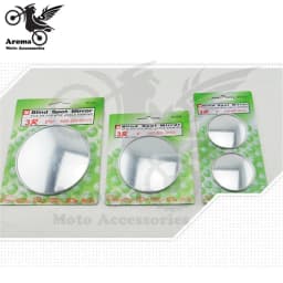 3 Size Moto Rear View Mirrors Unviersal Motorbike Accessorie Wide Field Convex Mirror Additional Car Mirrors Motorcycle Rearview