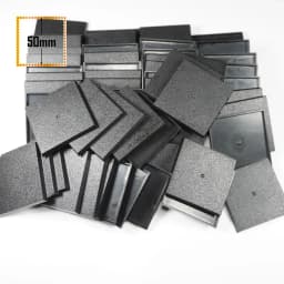 Square 50mm Bases For 3D printed Miniatures